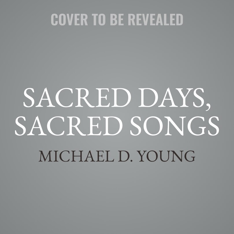 Couverture_Sacred Days, Sacred Songs