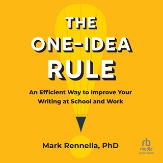 Front cover_The One-Idea Rule