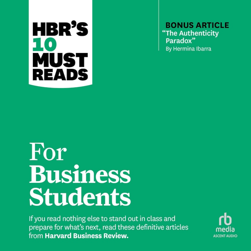 Front cover_HBR's 10 Must Reads for Business Students