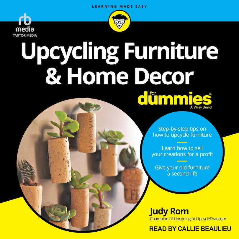 Front cover_Upcycling Furniture & Home Decor For Dummies
