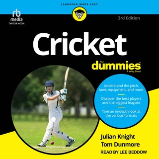 Front cover_Cricket For Dummies, 3rd Edition