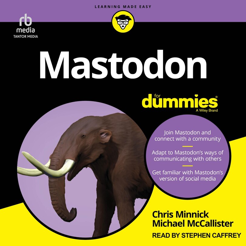 Front cover_Mastodon For Dummies