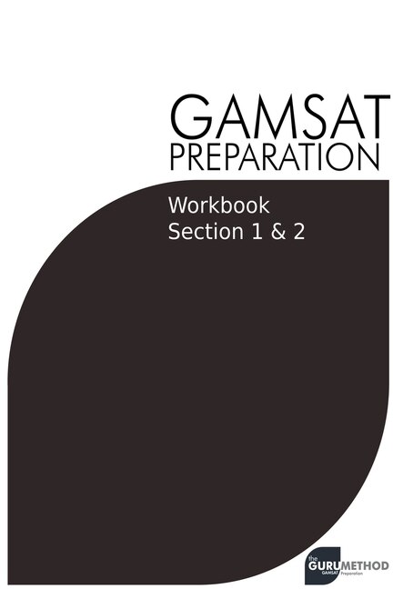 Front cover_GAMSAT Preparation Workbook Sections 1 & 2