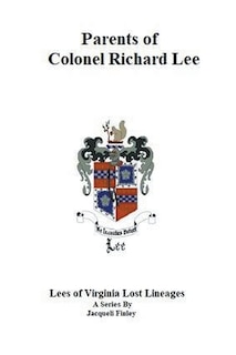 Front cover_Parents of Colonel Richard Lee