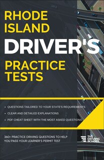 Front cover_Rhode Island Driver's Practice Tests
