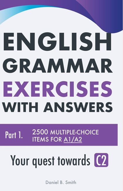 Front cover_English Grammar Exercises with answers Part 1