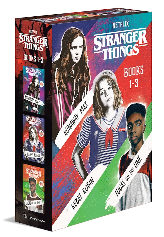 Front cover_Stranger Things Boxed Set, Books 1-3: Runaway Max, Rebel Robin, and Lucas on the Line