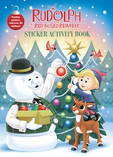 Front cover_Rudolph the Red-Nosed Reindeer Sticker Activity Book