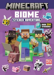 Front cover_Biome Adventures Sticker Book (Minecraft)