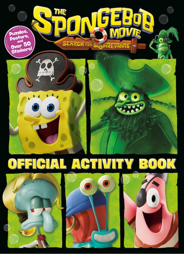 Front cover_The SpongeBob Movie: Search for SquarePants: Official Activity Book
