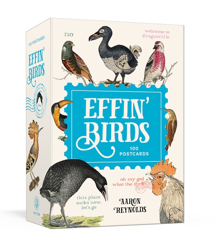 Front cover_Effin' Birds: 100 Postcards