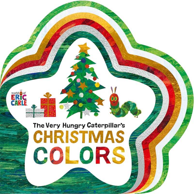 Front cover_The Very Hungry Caterpillar's Christmas Colors