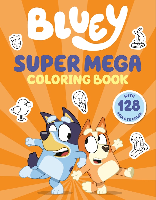 Couverture_Bluey: Super Mega Coloring Book