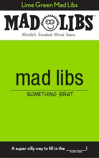 Couverture_Lime Green Mad Libs