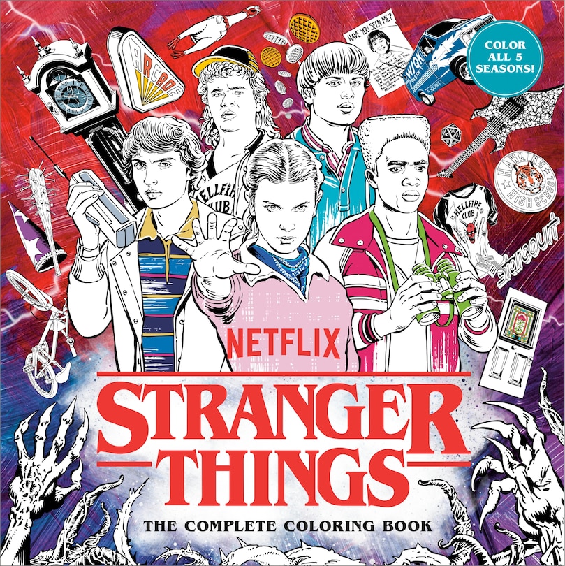 Couverture_Stranger Things: The Complete Coloring Book (Color All Five Seasons!)