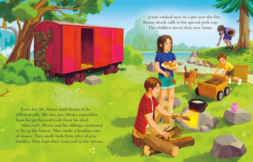 Aperçu du contenu_The Boxcar Children Little Golden Book