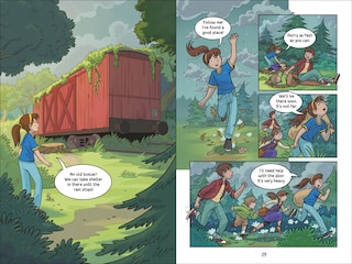 Aper&ccedil;u du contenu_The Boxcar Children Graphic Novel #1: The Boxcar Children