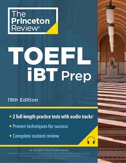 Couverture_Princeton Review TOEFL iBT Prep with Audio/Listening Tracks, 19th Edition