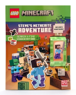 Front cover_Steve's Netherite Adventure (LEGO Minecraft)