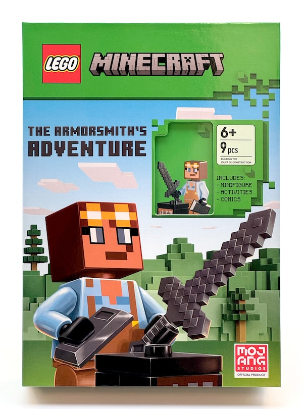 Front cover_The Armorsmith's Adventure (LEGO Minecraft)