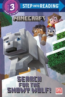 Front cover_Search for the Snowy Wolf (Minecraft)