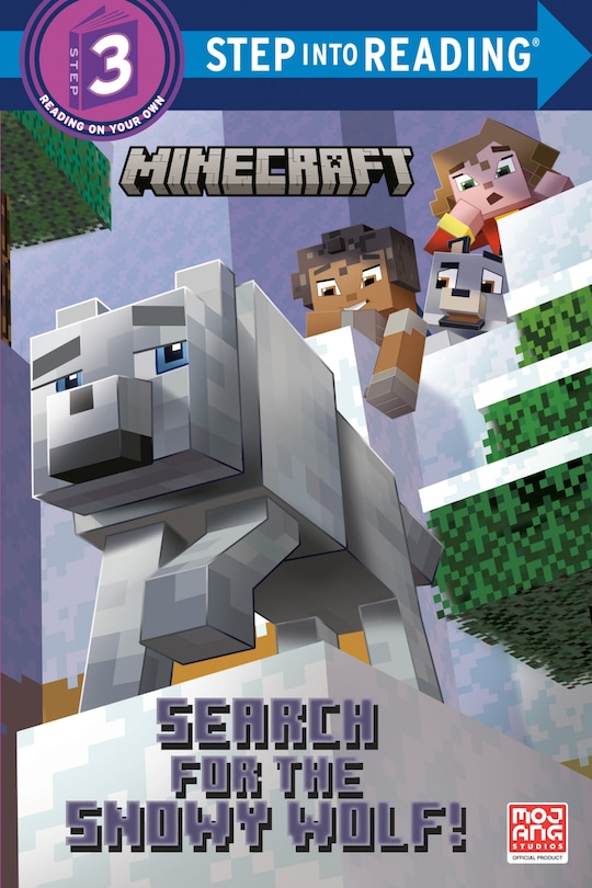 Front cover_Search for the Snowy Wolf (Minecraft)
