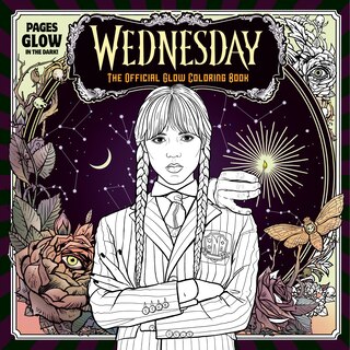 Front cover_Wednesday Official Glow Coloring Book