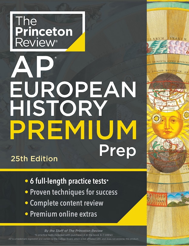 Front cover_Princeton Review AP European History Premium Prep, 25th Edition