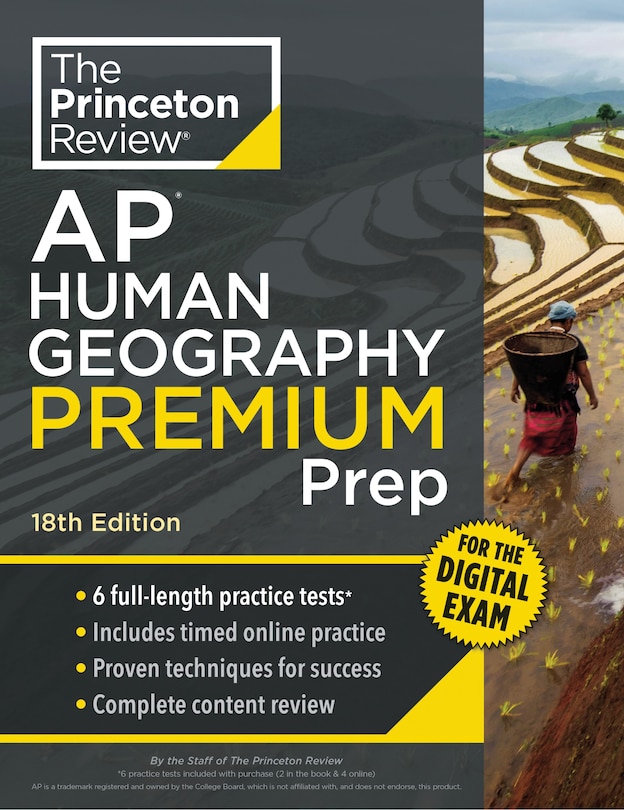 Couverture_Princeton Review AP Human Geography Premium Prep, 18th Edition