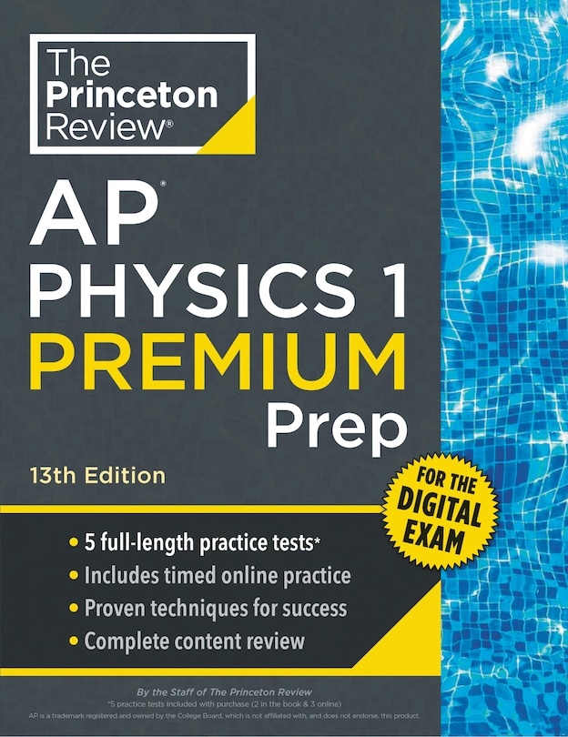 Couverture_Princeton Review AP Physics 1 Premium Prep, 13th Edition