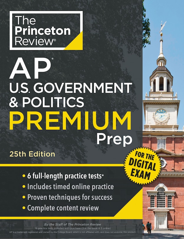 Couverture_Princeton Review AP U.S. Government & Politics Premium Prep, 25th Edition