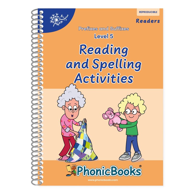 Couverture_Phonic Books Dandelion Readers Level 5 Prefixes and Suffixes Activities