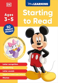 Front cover_Disney Learning Starting to Read (Ages 3-5)