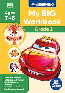 Couverture_Disney Learning Big Workbook Grade 2