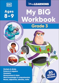 Couverture_Disney Learning Big Workbook Grade 3