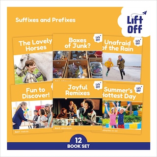 Front cover_Phonic Books Lift Off Readers Suffixes and Prefixes