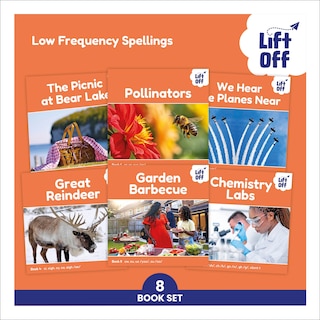 Front cover_Phonic Books Lift Off Readers Low Frequency Spellings