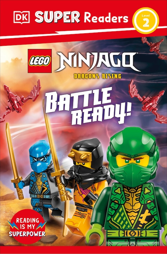 Couverture_DK Super Readers Level 2 LEGO NINJAGO Dragons Rising Battle Ready!
