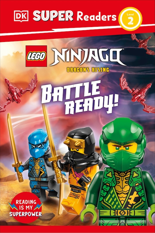 Couverture_DK Super Readers Level 2 LEGO NINJAGO Dragons Rising Battle Ready!
