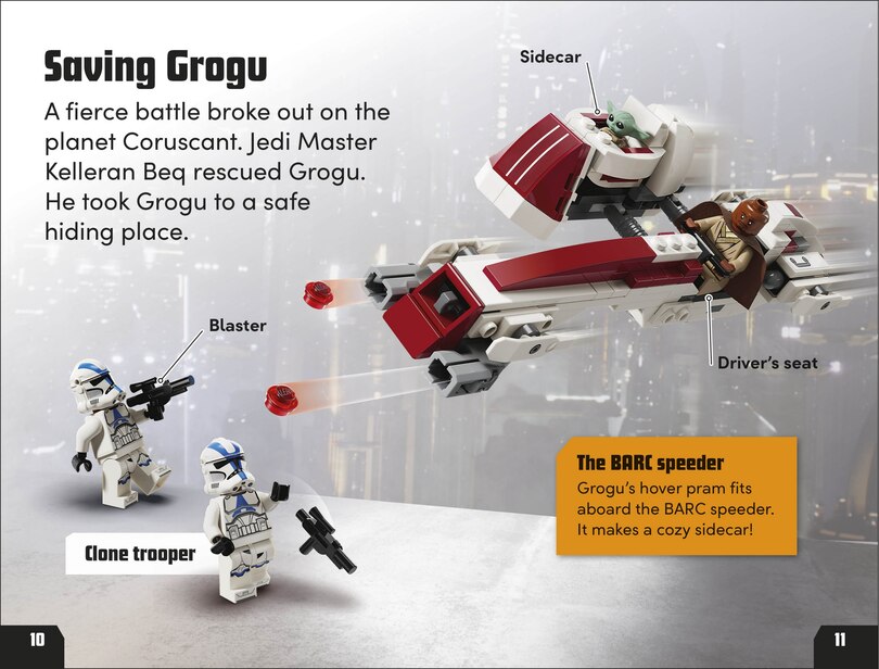 Aper&ccedil;u du contenu_DK Super Readers Level 2 LEGO Star Wars: Meet Grogu!