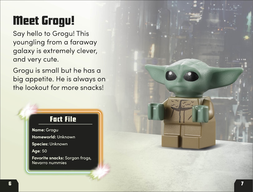 Aper&ccedil;u du contenu 2_DK Super Readers Level 2 LEGO Star Wars: Meet Grogu!