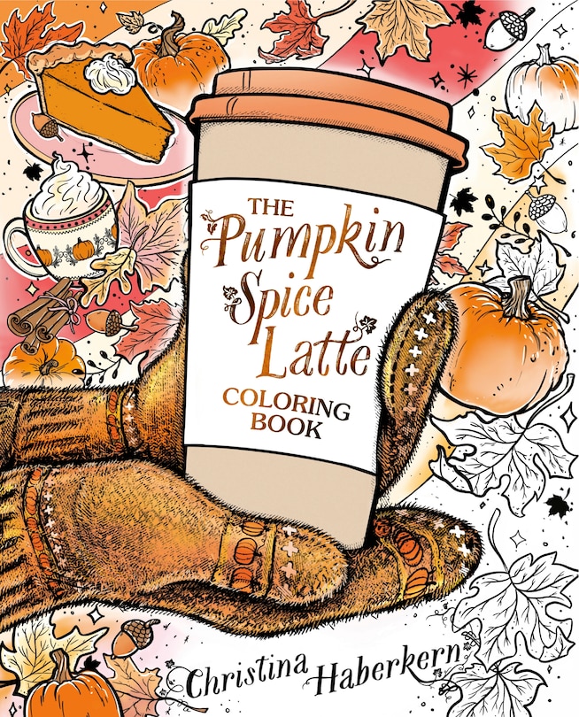Front cover_The Pumpkin Spice Latte Coloring Book