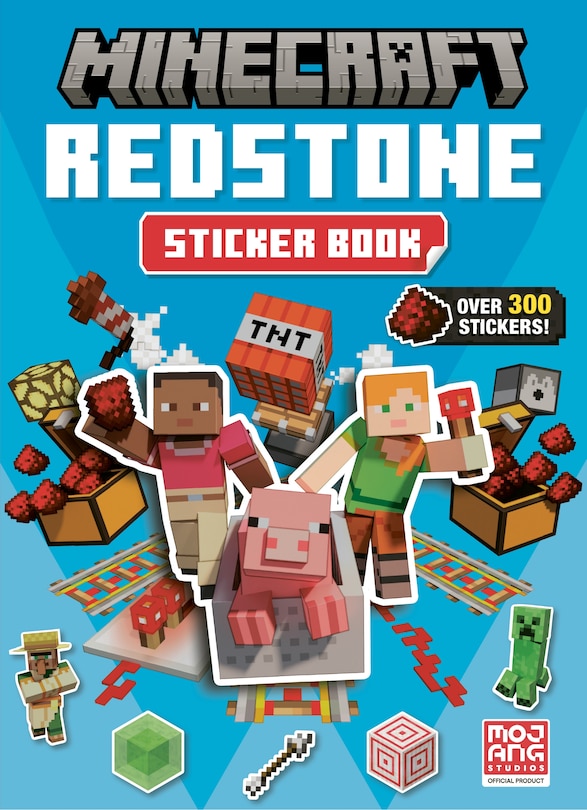 Couverture_The Redstone Sticker Book (Minecraft)