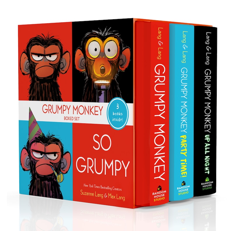 Front cover_So Grumpy: Grumpy Monkey Board Book Boxed Set
