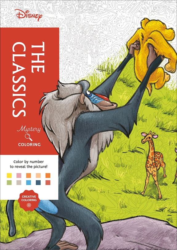 Couverture_Disney Mystery Coloring: The Classics