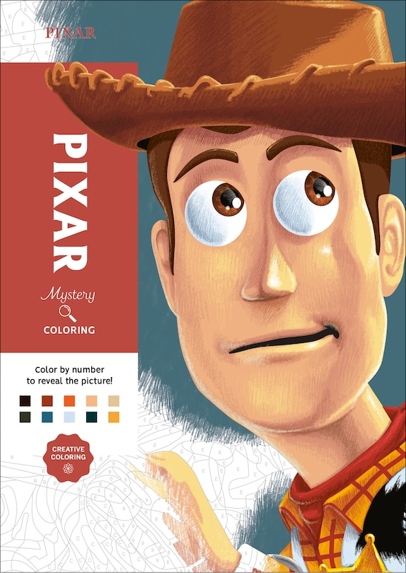 Front cover_Disney Mystery Coloring: Pixar
