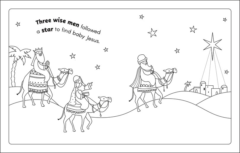 Aper&ccedil;u du contenu 2_Color My Bible Stories: Nativity