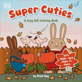 Front cover_Super Cuties A Cozy Fall Coloring Book