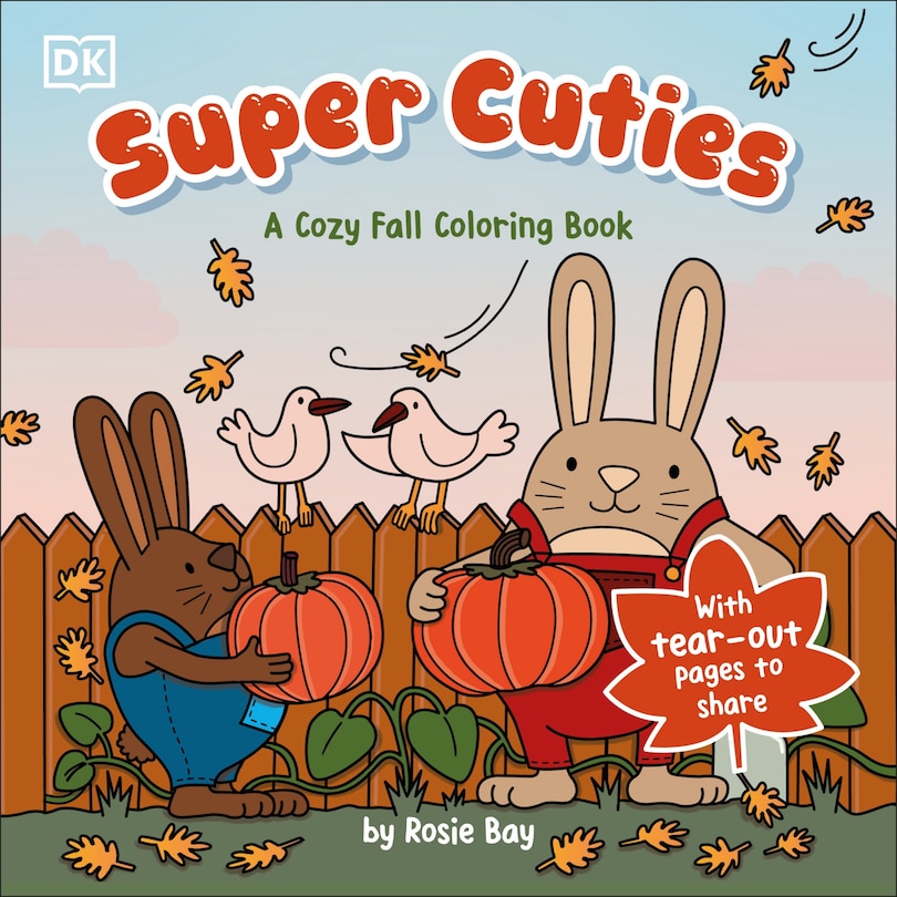Front cover_Super Cuties A Cozy Fall Coloring Book