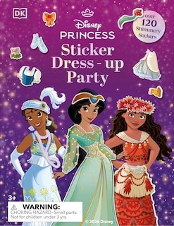 Front cover_Disney Princess Sticker Dress Up Party